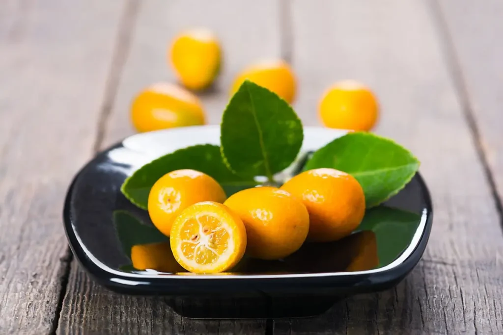 november seasonal produce - image of kumquats as seasonal fruit in november