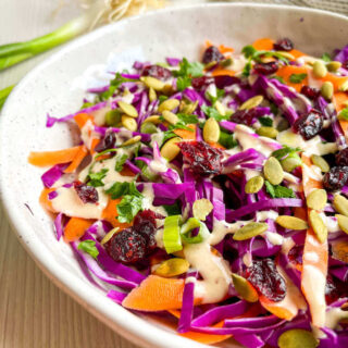 Red Cabbage Carrot Salad