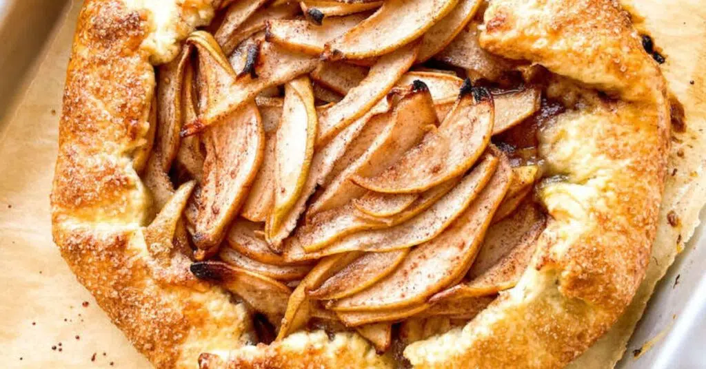 Rustic Pear Galette Featured Image.