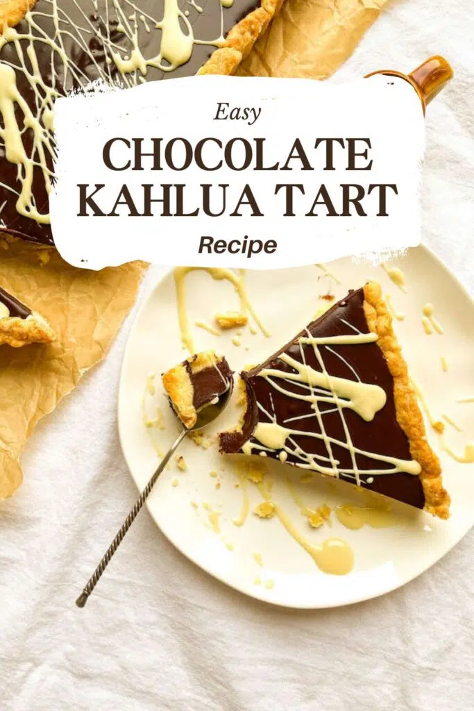 Chocolate Kahlua Tart Pin 1.