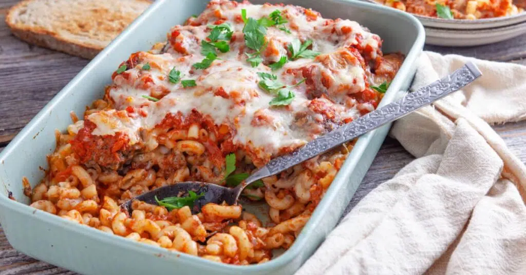 Meatball Casserole Featured Image.