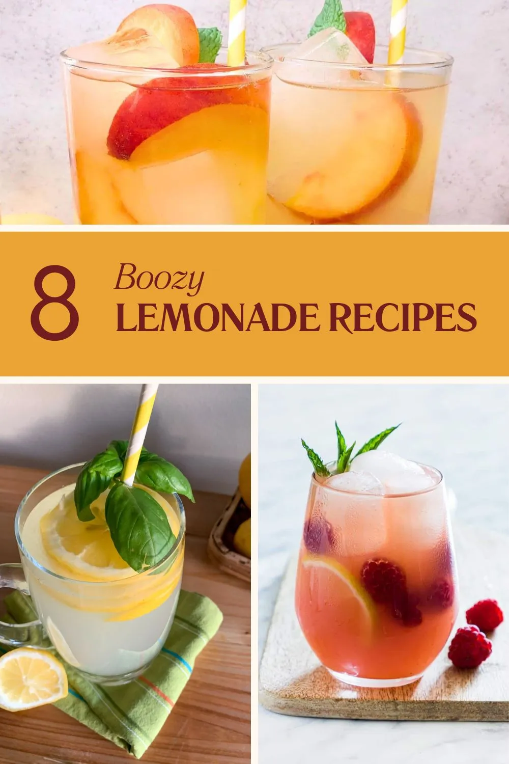 Spiked Lemonade Recipes Pin 2 Spiked Lemonade Drinks Pin 2.