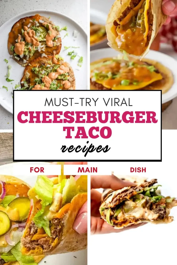 pin image for top viral cheeseburger tacos