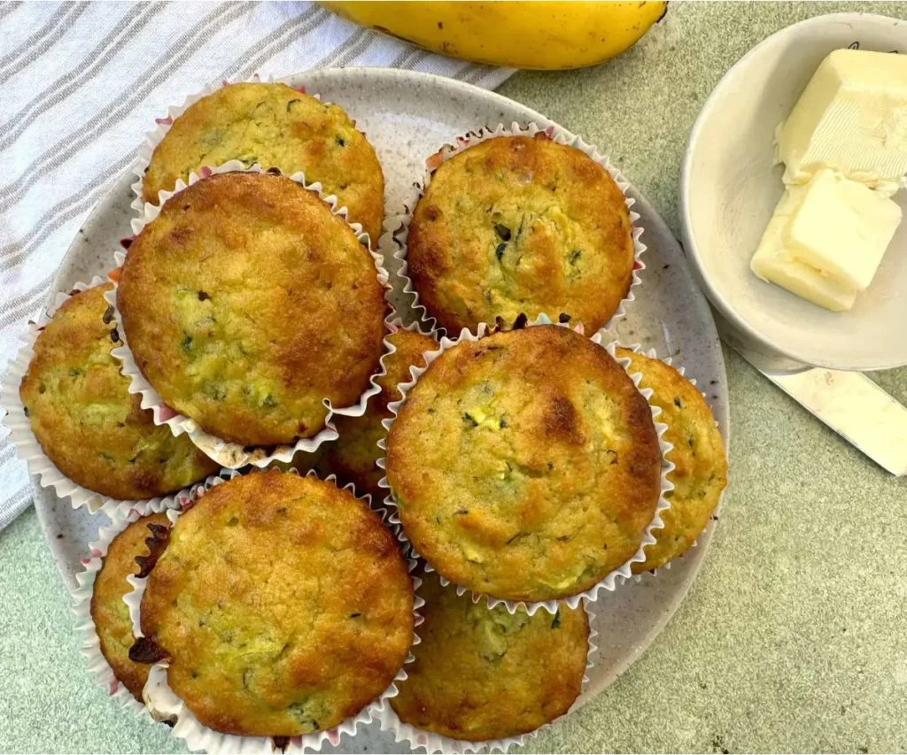 Moist and flavorful Keto Banana Zucchini Muffins made with almond flour recipes easy, perfect for a low carb breakfast or snack. A delicious option for anyone exploring healthy almond flour recipes.