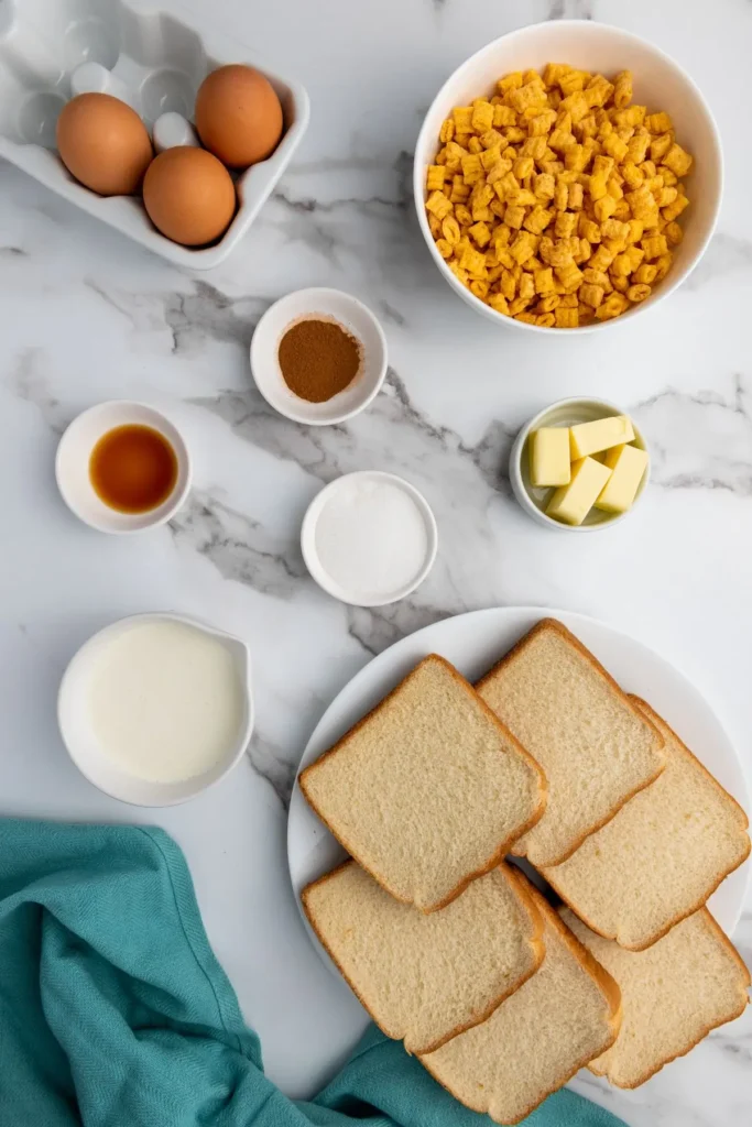 Homemade Cinnamon Cap’n Crunch French Toast for Breakfast