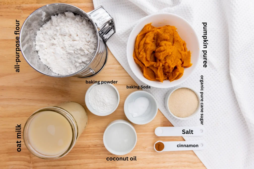 Vegan Pumpkin Waffles Ingredients List