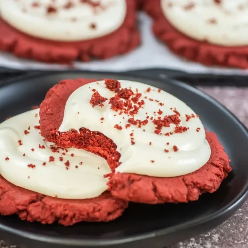 Red Velvet Crumbl Cookies (Crumbl Copycat) crumbl cookie copycat