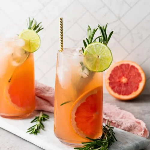 Grapefruit Rosemary Mocktail grapefruit mocktail