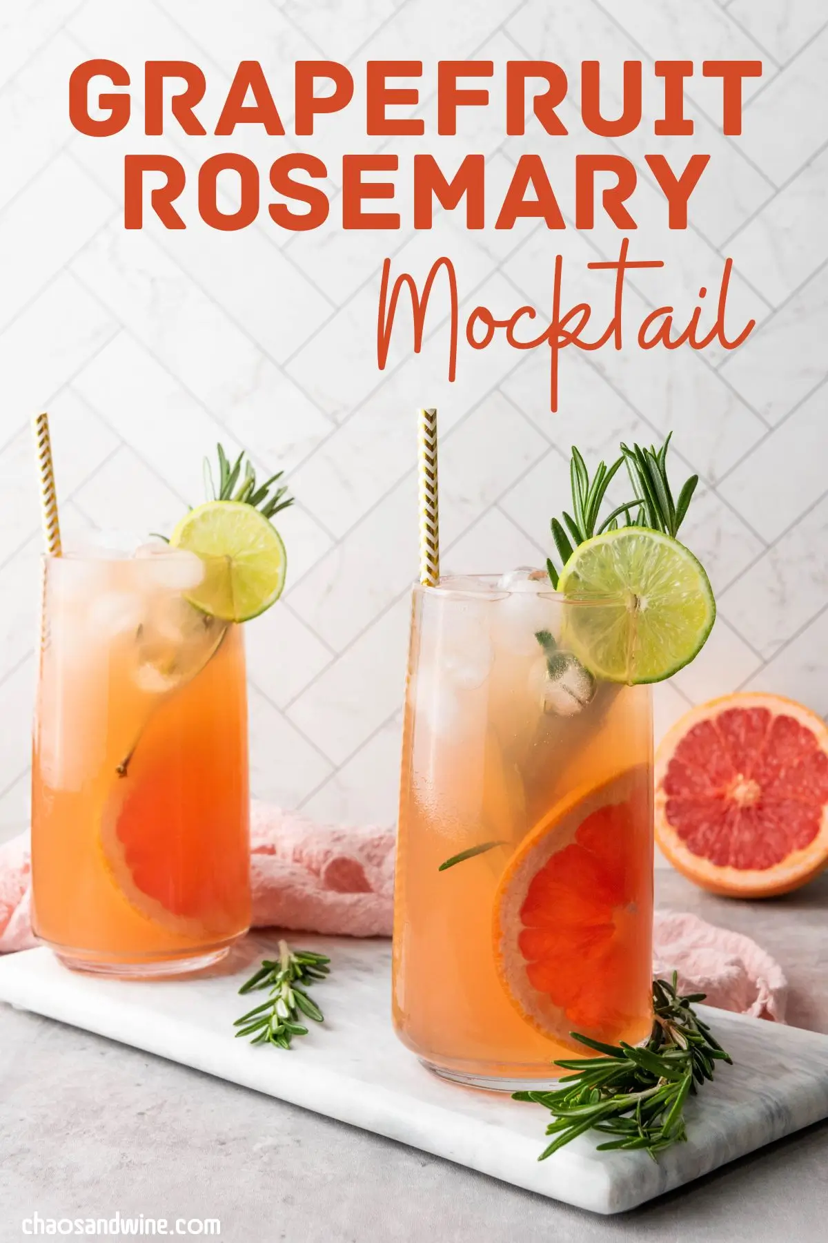 Grapefruit Rosemary Mocktail Grapefruit Rosemary Mocktail