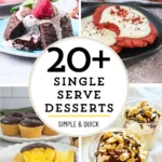 single serve dessert recipes