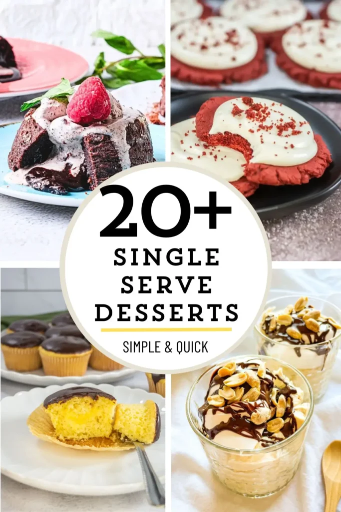 single serve dessert recipes