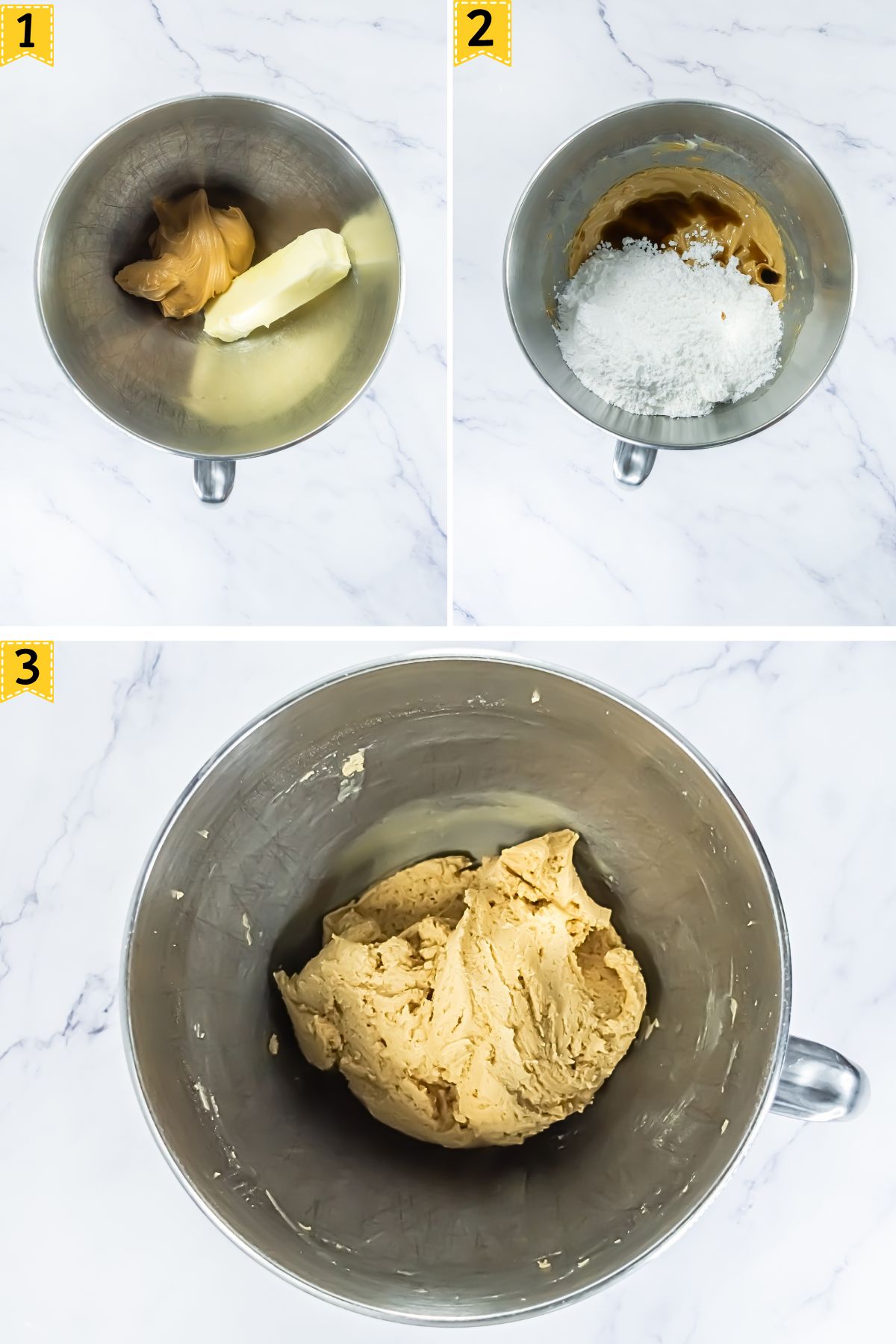 Crumbl Copycat Buckeye Brownie Cookies steps to make crumbl cookies with peanut butter