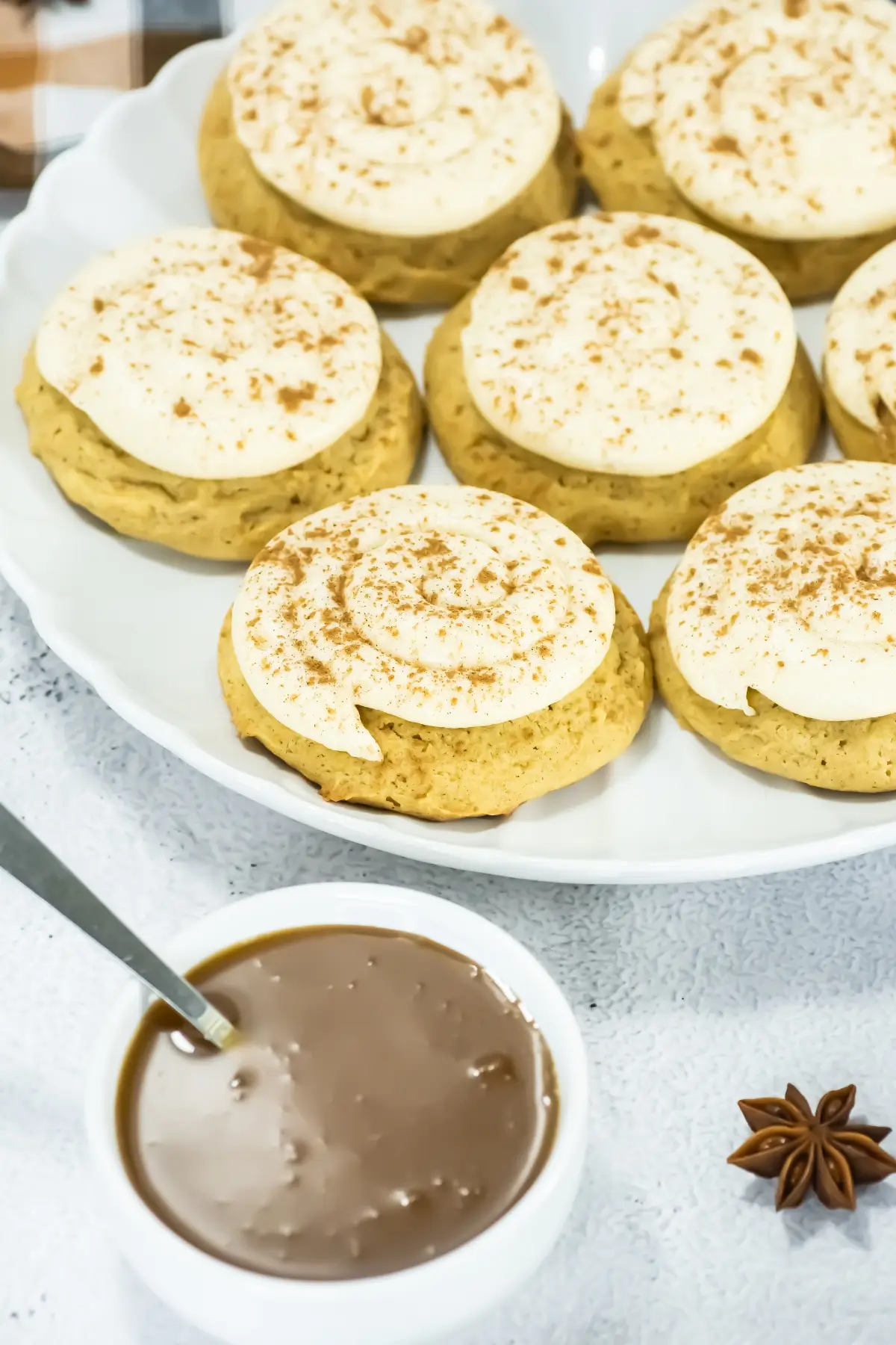 Caramel Pumpkin Crumbl Cookie Copycat best fall cookies with caramel and pumpkin