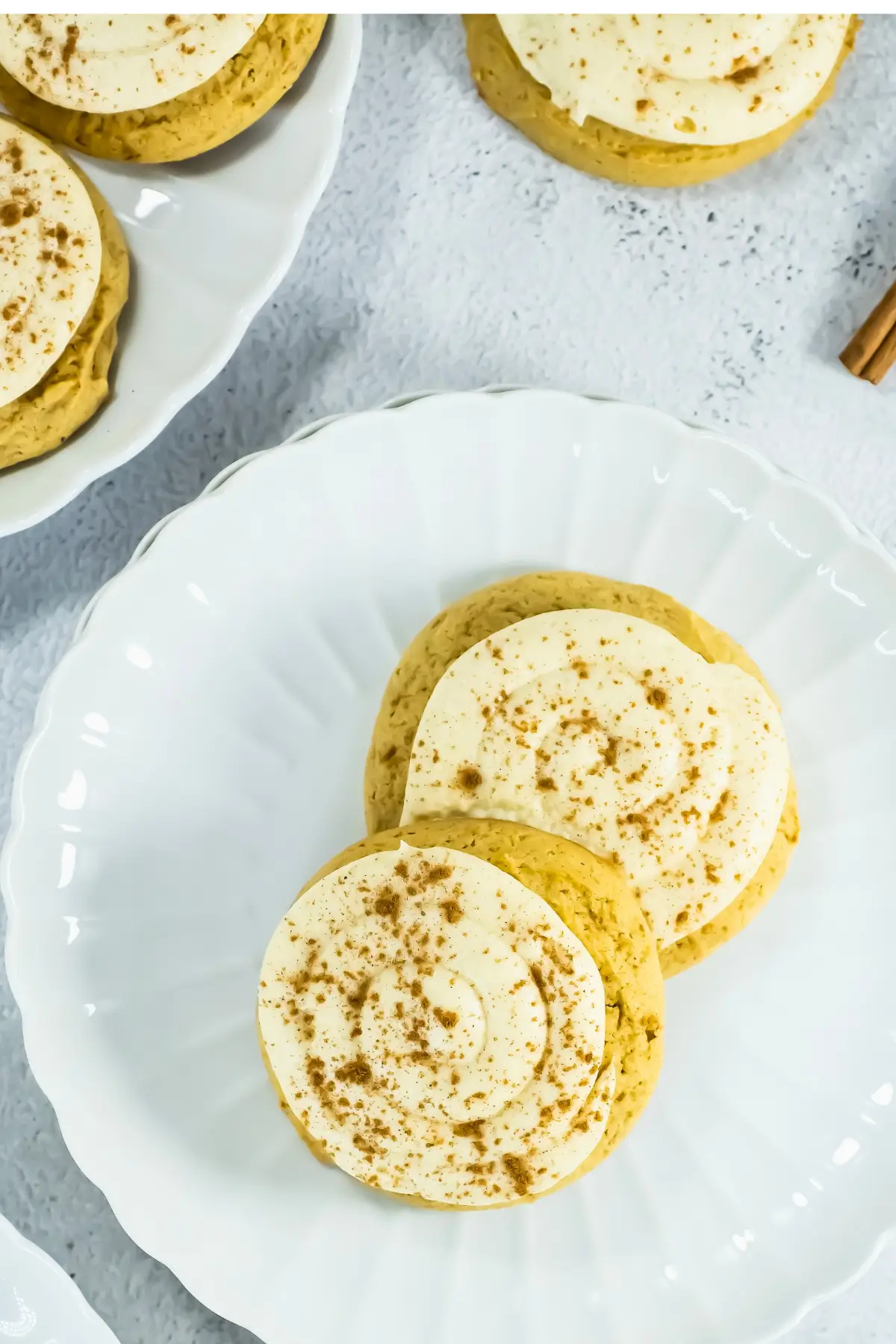 Caramel Pumpkin Crumbl Cookie Copycat caramel cookies with pumpkin for fall baking