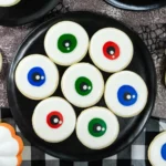 Eyeball Halloween Sugar Cookies