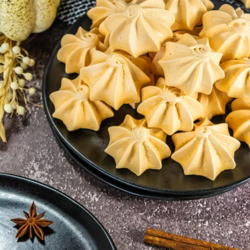 pumpkin meringue cookies