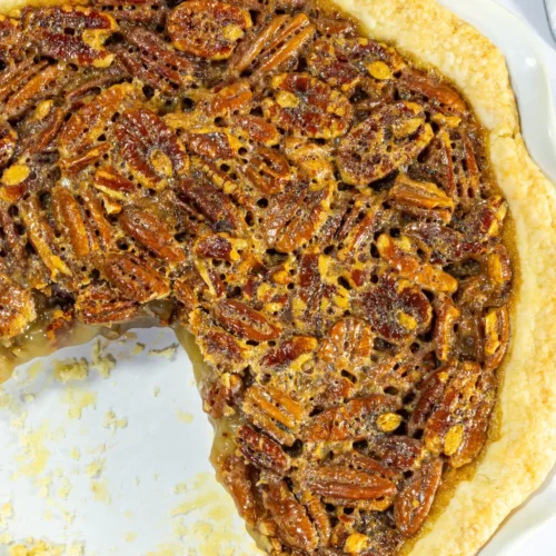 Easy Bourbon Pecan Pie With a No-Roll Crust