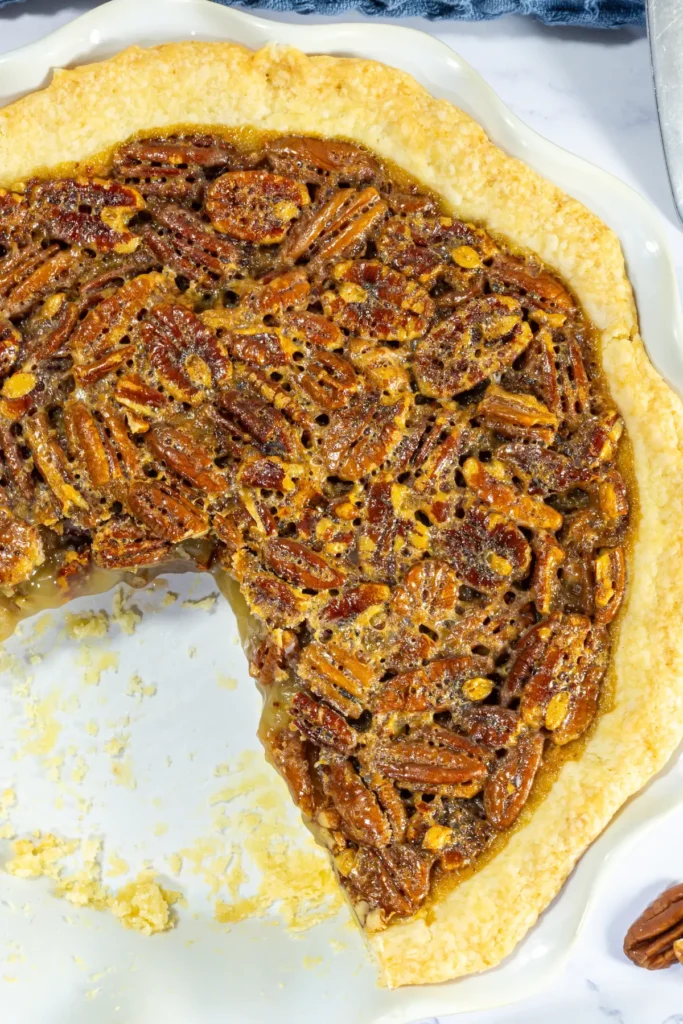 Easy Bourbon Pecan Pie With a No-Roll Crust